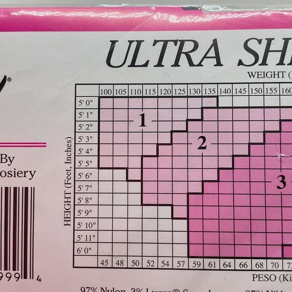 On the go Day Sheer Pantyhose Size 1 Small Off Black NIB - Picture 8 of 8